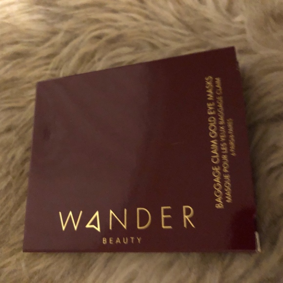 Other - Wander Baggage Claim GOLD eye masks